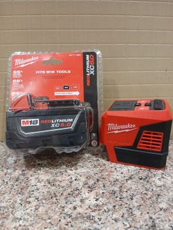 Milwaukee M18 XC5.0 Battery & Top Off