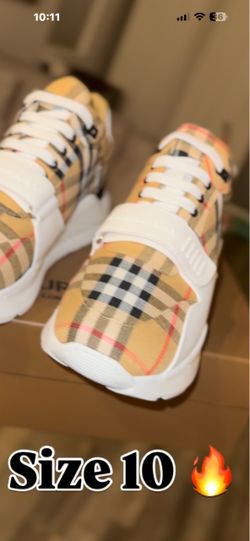Burberry Vintage Check Sneakers Size 10