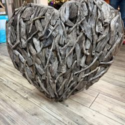 Made In The Philippines Wood Heart 27 By 28