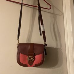 New Coach Crossbody Burgundy Color Purse