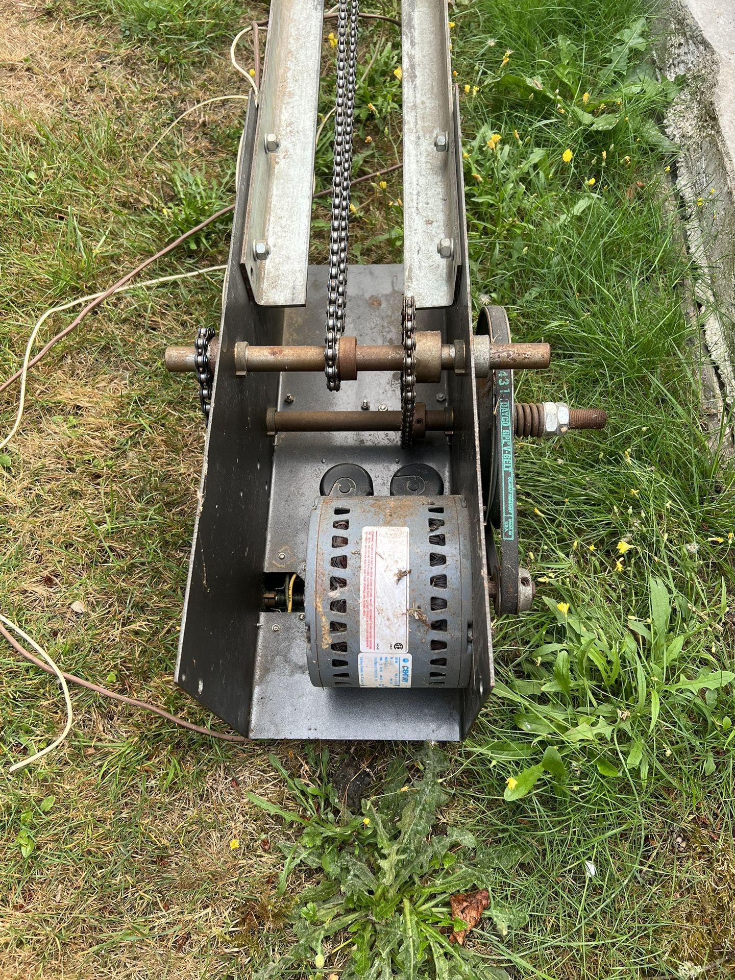 Industrial garage door opener: Trolley, 14 ft Door