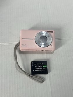 Better Life 44MP Portable Compact Digital Camera - Pink