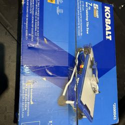 Kobalt Wet Tabletop Tile Saw 7in