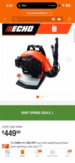 ECHO 216 MPH 517 CFM 58.2cc Gas 2-Stroke Backpack Leaf Blower with Tube Throttle