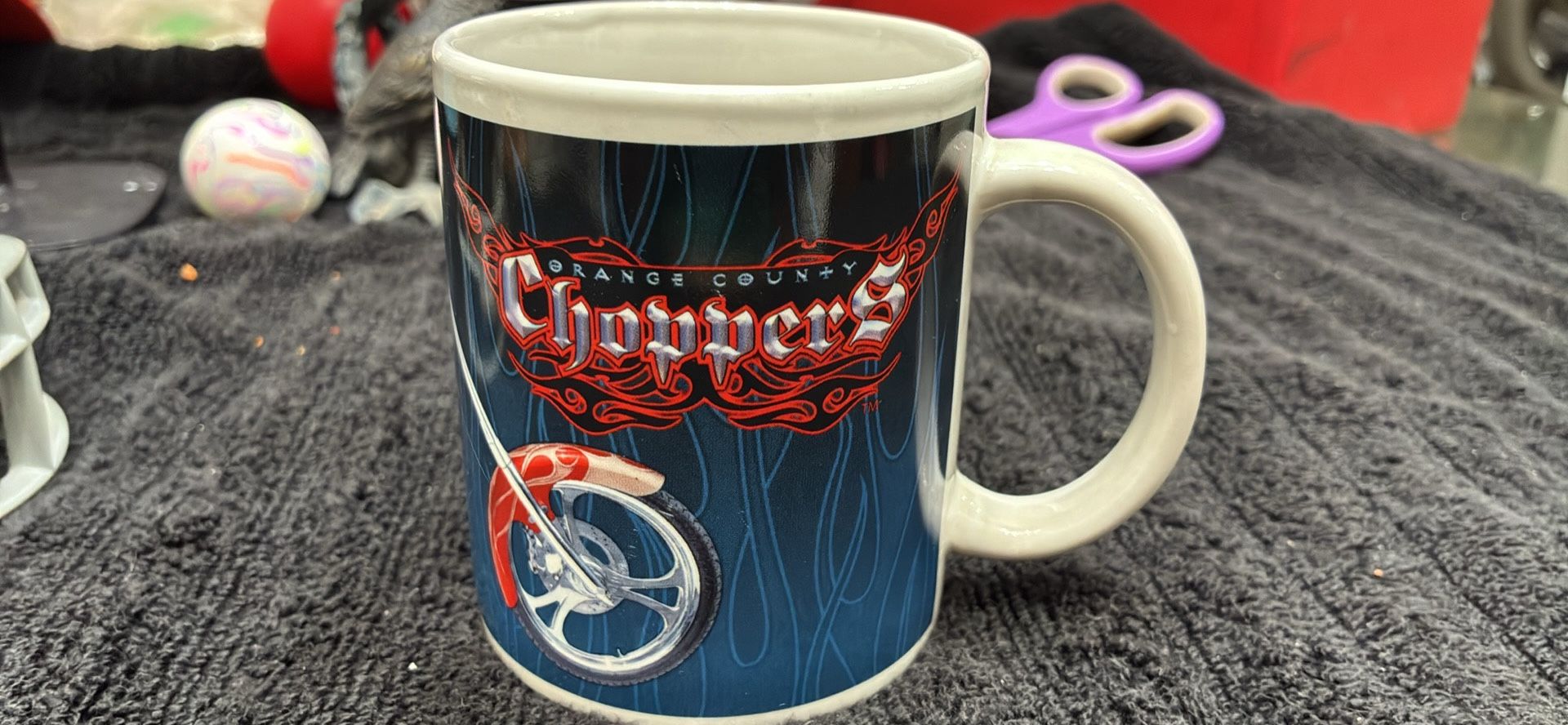 Orange County choppers motorcycle coffee cup 2004