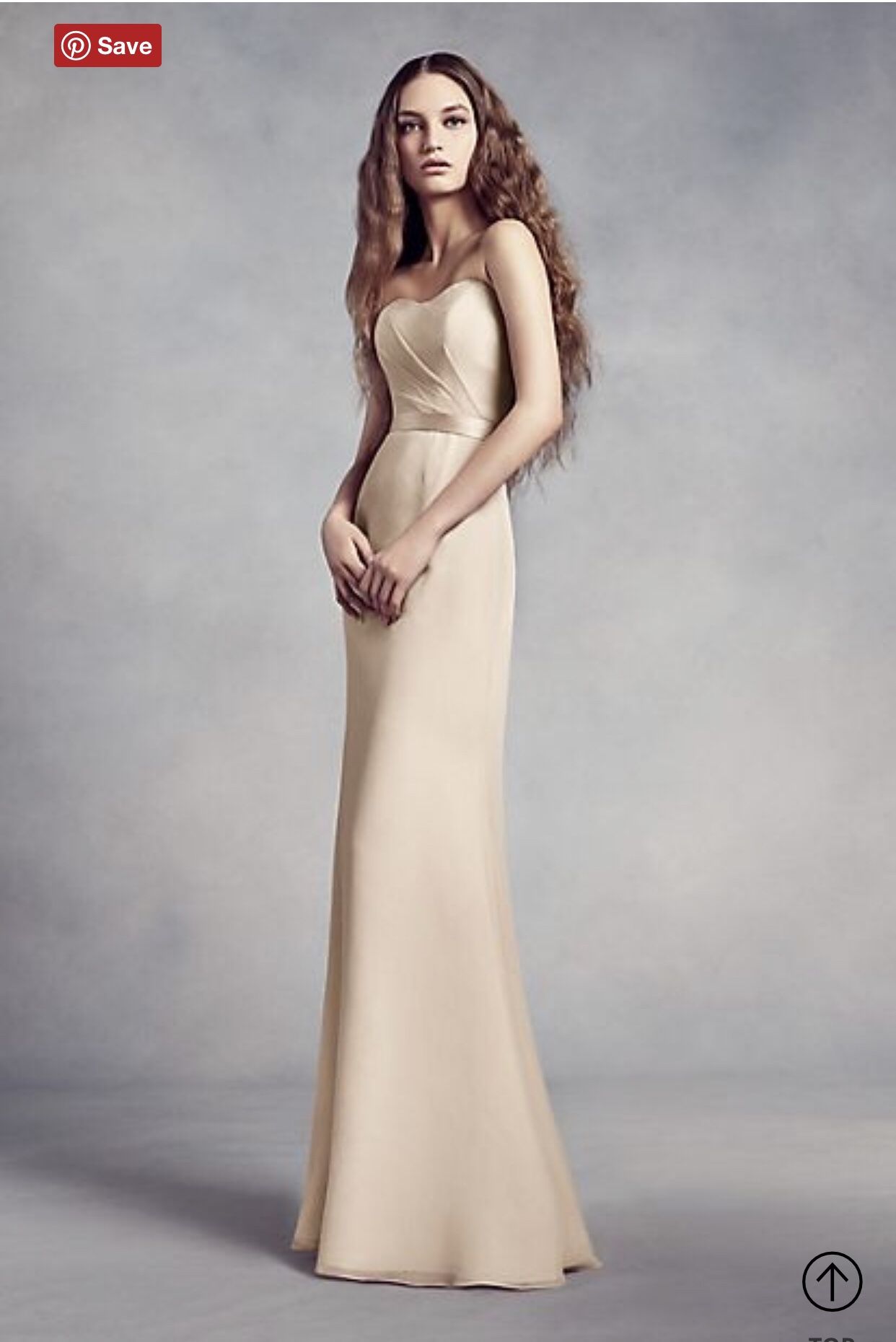 White of Vera Wang Bridesmaids Dress