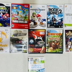 Nintendo Wii Games Bundle – Mario, Donkey Kong & More