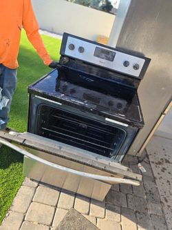 Electric range stove