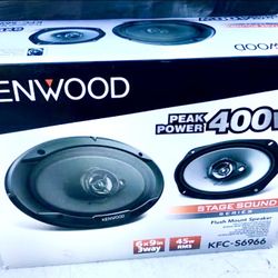 Kenwood 6x9 Car Audio Speakers New 