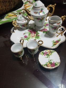 Miniture dishes country rose