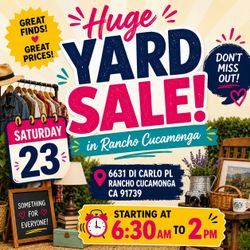 Huge Yard sale