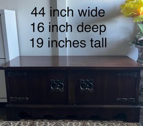 Wooden chest