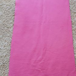 Pink Long Shawl Fleece With Pockets
