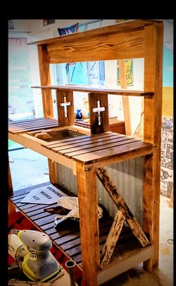 Custom Made Potting Table 67"X 62"Long And 2ft Wide