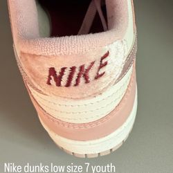 Pink Nike Dunk Low 