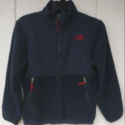 North face Blue fleece Jacket Boys Size Medium(10/12)