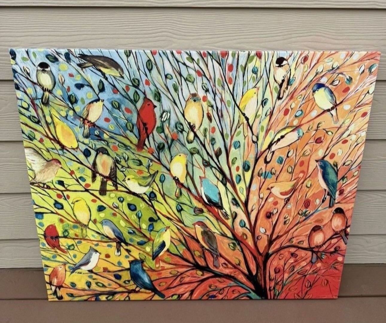 30in X 36in “twenty Seven Birds” Artwork