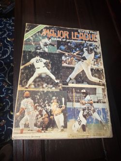 Statis Pro Major League Game Of Professional Baseball