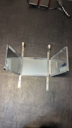 Self-Cut System Haircut Trifold Mirrors w/ Door Hanger