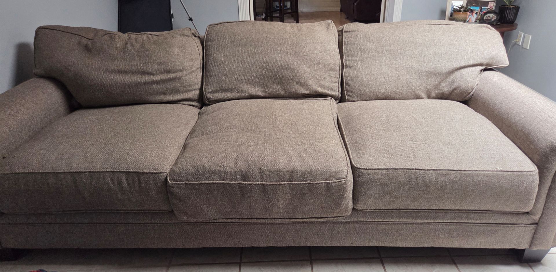 Very comfortable couch must go. Post 5/19