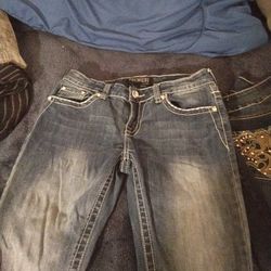 Premiere  By Rue 21 Blue 3/4R