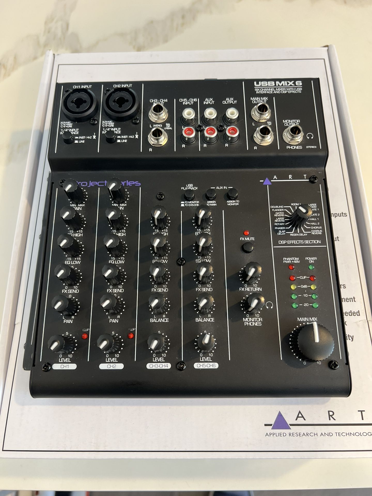 Like New ART USB Mixer/Audio Interface 