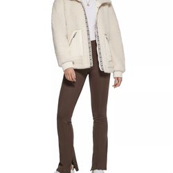 Levi’s White Fleece Jacket Size S, Winter Jacket 
