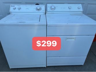 Whirlpool washer and dryer