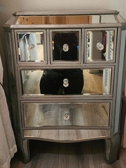 Mirrored Nightstand