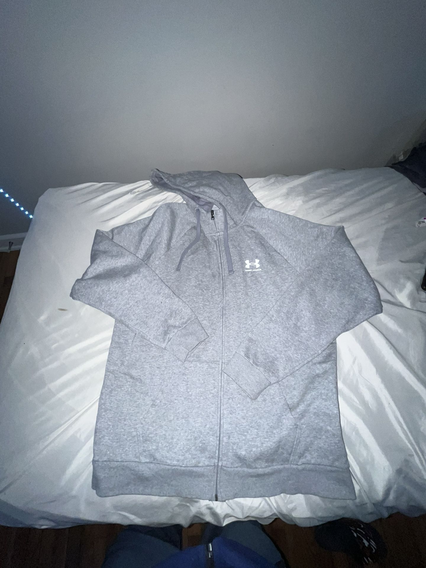 Gray Men/wonmen Under armor Hoodie