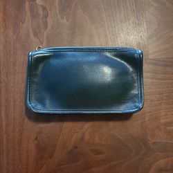 Used Coach Black Chunky Case Small Pouch/Bag