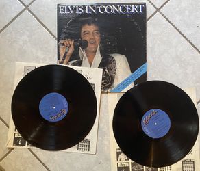 Elvis Presley Lp Record ~Elvis In Concert