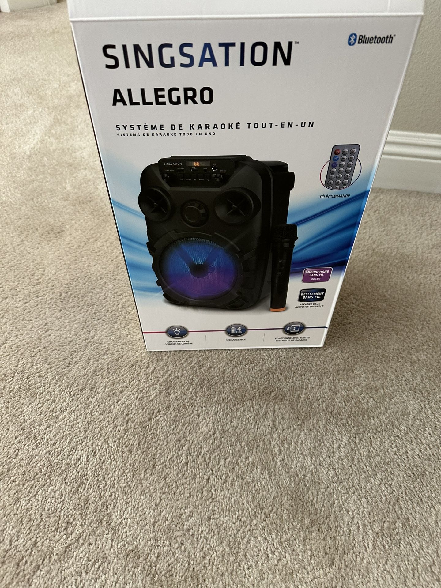Brand New Karaoke Machine Singsation