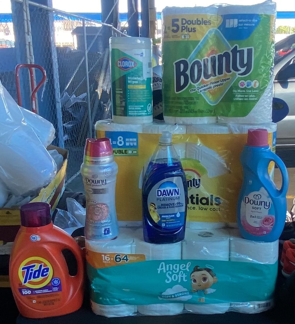 Household Cleaning & Laundry Essentials Bundle – Tide, Downy, Bounty, Clorox, Angel Soft & More