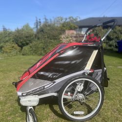 2 Seat Bike Trailer / Jogging Stroller 