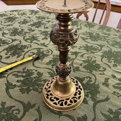 12" Brass Candleholder