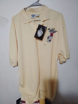 Vintage 1994 Warner Bros Looney Tunes Polo Shirt XL