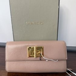 Tom Ford Natalia Continental Turn Lock Wallet