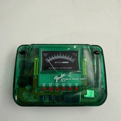 Fender AG-6 Automatic Guitar Tuner Green | Untested | Vintage Analog