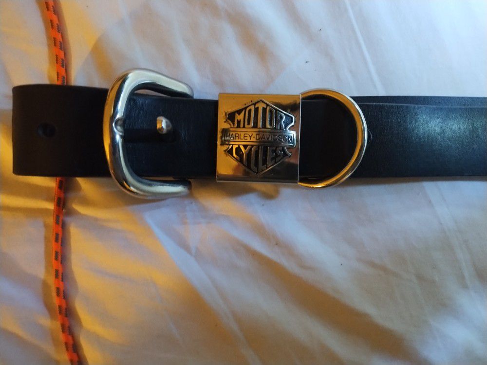 Harley Davidson Belt , With Genuine Leather Made In The US