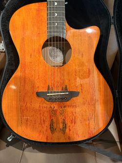 Luna Acoustic Guitar with Cutaway