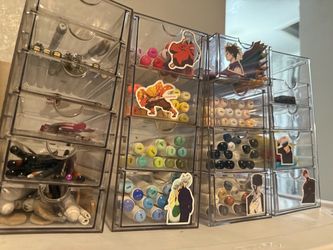 Art Supply Multi Medium lot w/ organizers