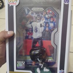 Lamar Jackson Funko Pop Panini Prizm
