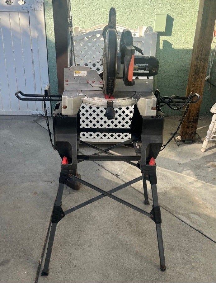Craftsmanship 10" Compound Miter Saw /Table