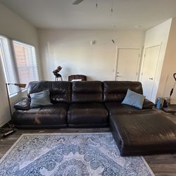 Couch — Leather Sectional