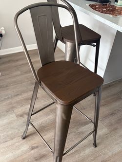 Two bar chairs