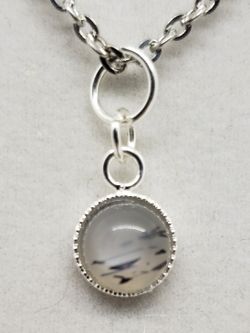 Natural Round Moonstone Necklace