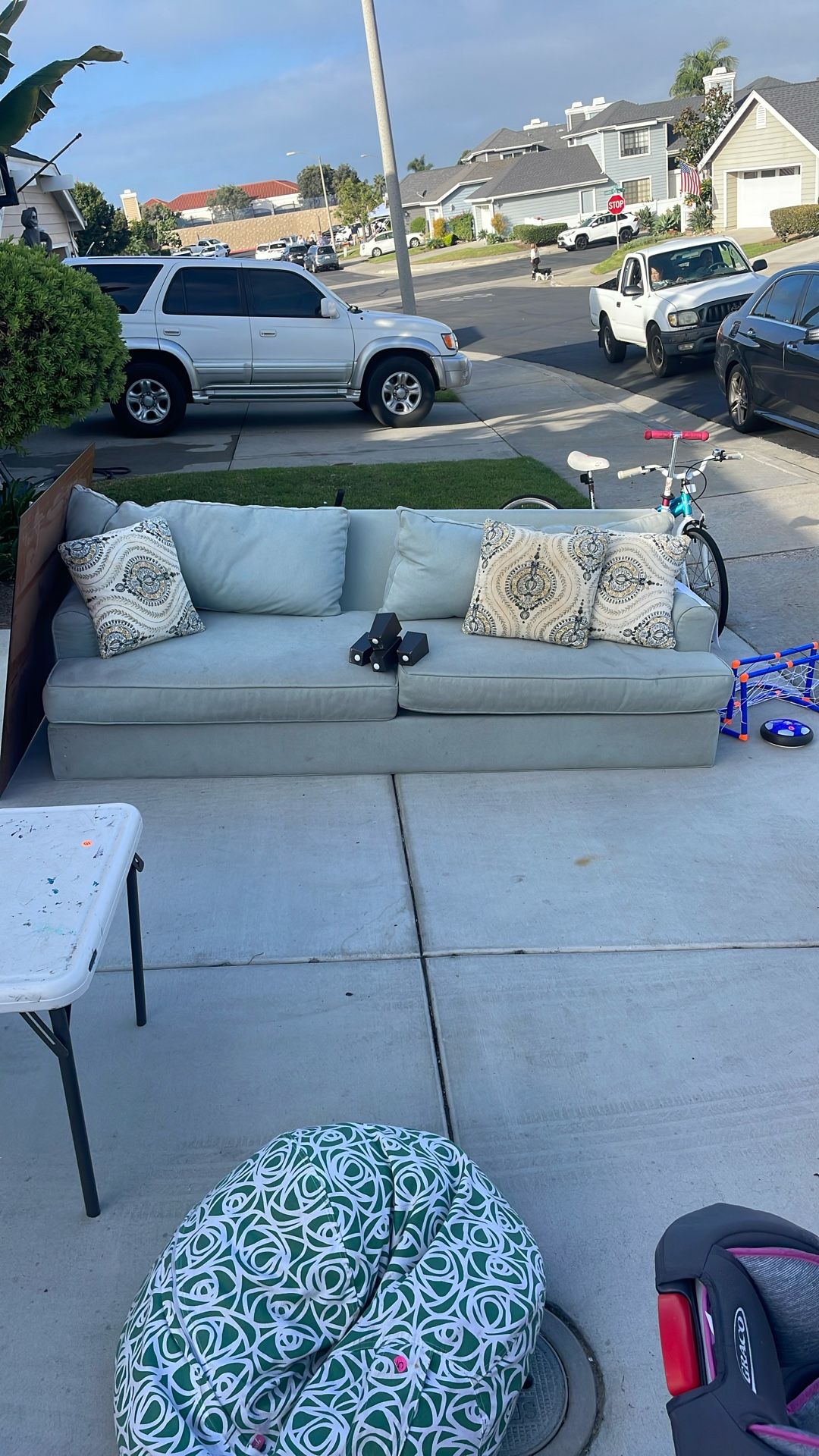 87in Living Spaces Couch