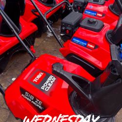 Toros ❄️ Snowblowers Available 
