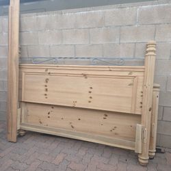Free free california king SOLID wood bed frame
